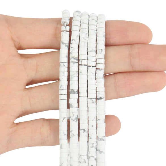 Wholesale Stone Right Angle Disc Loose Beads For Diy Bracelets