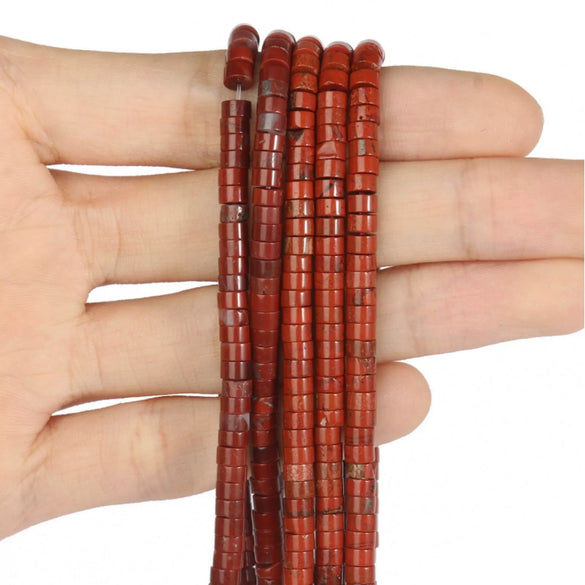 Wholesale Stone Right Angle Disc Loose Beads For Diy Bracelets