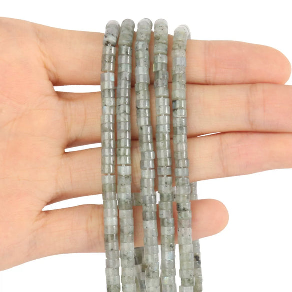 Wholesale Stone Right Angle Disc Loose Beads For Diy Bracelets