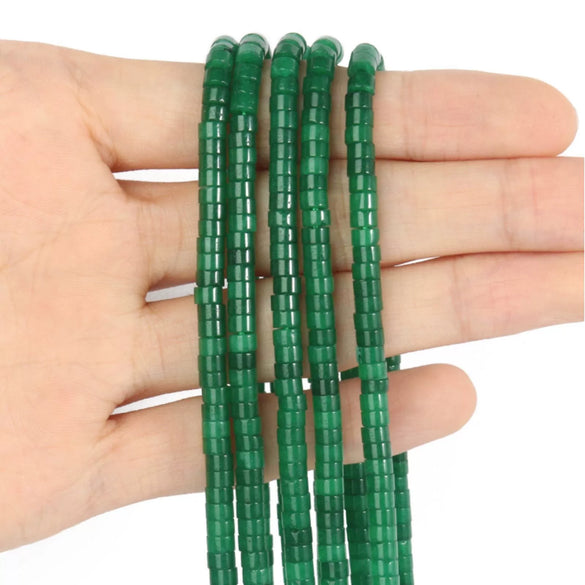 Wholesale Stone Right Angle Disc Loose Beads For Diy Bracelets