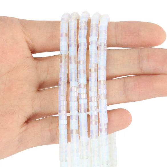 Wholesale Stone Right Angle Disc Loose Beads For Diy Bracelets