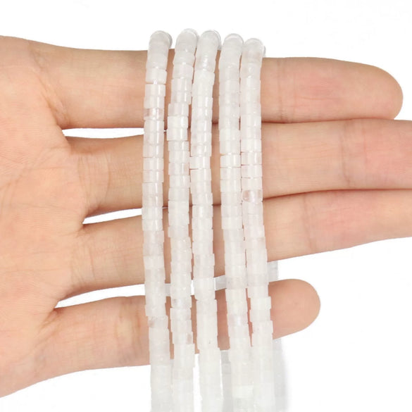 Wholesale Stone Right Angle Disc Loose Beads For Diy Bracelets