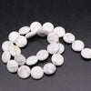 Wholesale Stone Round Cake Beaded Semifinished Necklace Jewelry Accessories Cutting Process
