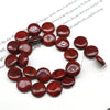 Wholesale Stone Round Cake Beaded Semifinished Necklace Jewelry Accessories Cutting Process