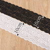 Wholesale Stretch Lace Ribbon Handmade Clothing And Bag Accessories Material In Black And White