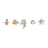 Wholesale Stud Earrings Copper 925 Silver Needle Sweet Cartoon Character Animal Zodiac Inlaid Zircon Women's