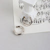 Wholesale Stud Earrings S925 Sterling Silver Geometric Cshaped Cold Style For Women