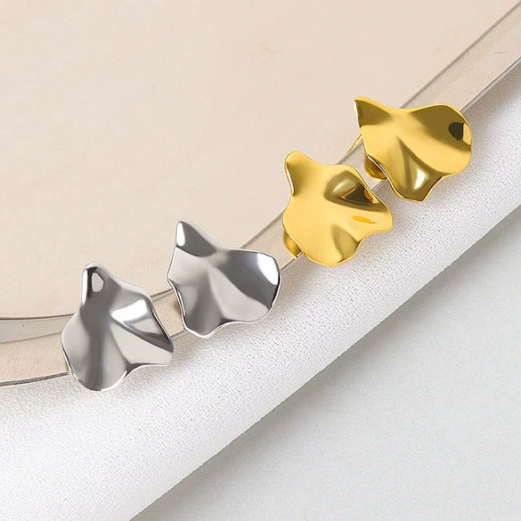 Wholesale Stud Earrings S925 Sterling Silver Geometric Oval Simple Style Female Jewelry