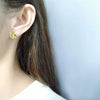 Wholesale Stud Earrings S925 Sterling Silver Geometric Oval Simple Style Female Jewelry