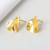 Wholesale Stud Earrings S925 Sterling Silver Geometric Oval Simple Style Female Jewelry