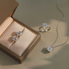 Wholesale Stud Earrings 925 Silver Cubic Zirconia Geometric Fourprong Square Inlaid Electroplated
