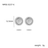 Wholesale Stud Earrings Stainless Steel Tiger Eye Stone Geometric Fashion Electroplating For Women