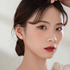 Wholesale Stud Earrings Sterling Silver Butterfly Diamondembedded Goldplated Mini Zircon Bow Animal Insect Zodiac Fairy Style For Women