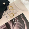Wholesale Stud Earrings 925 Sterling Silver Dropshaped Pearl Inlaid