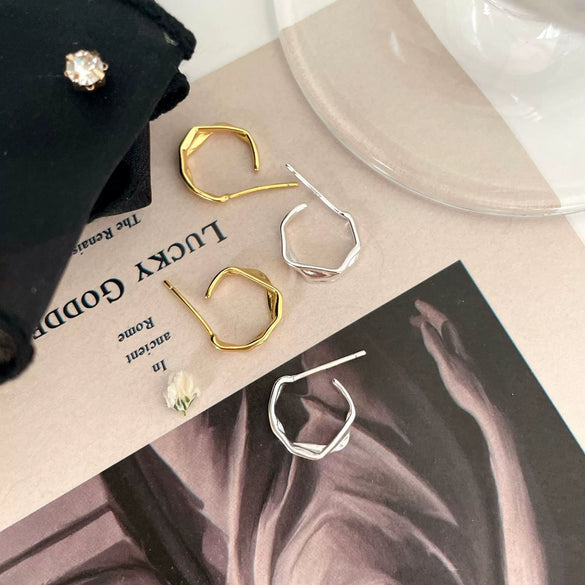 Wholesale Stud Earrings 925 Sterling Silver Dropshaped Pearl Inlaid