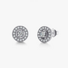 Wholesale Stud Earrings 925 Sterling Silver Geometric Retro Micro Inlay For Women