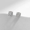 Wholesale Stud Earrings 925 Sterling Silver Geometric Style Gem Inlaid For Women