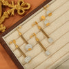 Wholesale Stud Earrings Titanium Steel Goldplated Geometric Cylindrical Long Tassel Women's Fashion