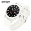 Wholesale Student Quartz Watch Candy Color Simple Cute Style Round Dial Stainless Steel Buckle Tpu Strap Abs Case Acrylic Mirror