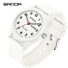 Wholesale Student Quartz Watch Candy Color Simple Cute Style Round Dial Stainless Steel Buckle Tpu Strap Abs Case Acrylic Mirror