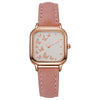 Wholesale Student Women's Watch Alloy Case Imitation Leather Strap Square Dial Butterfly Pattern