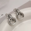 Wholesale Stylish Copper Plated Geometric Earrings For Women