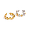 Wholesale Stylish Stainless Steel Geometric Ring With Gold And Silver Color Matching And Electroplating