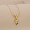 Wholesale Sunflower Pendant Necklace Light Luxury 18K Plated Copper Floral Pastoral Style Jewelry