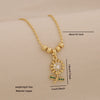 Wholesale Sunflower Pendant Necklace Light Luxury 18K Plated Copper Floral Pastoral Style Jewelry
