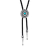 Wholesale Sweater Chain Alloy Geometric Electroplated Inlaid With Artificial And Semiprecious Stones Retro Unisex