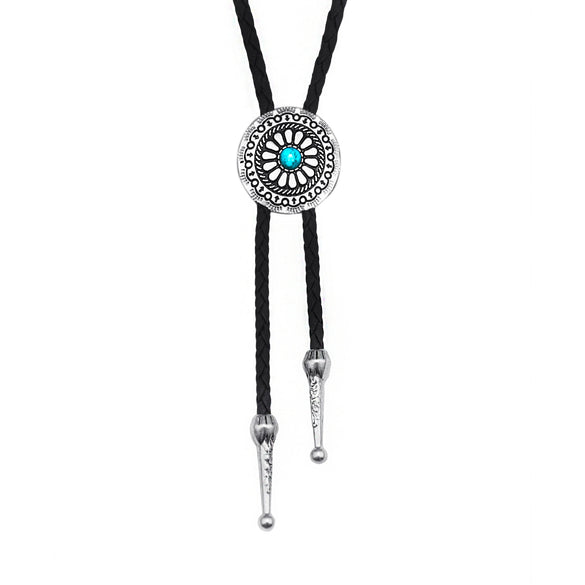 Wholesale Sweater Chain Alloy Geometric Electroplated Inlaid With Artificial And Semiprecious Stones Retro Unisex