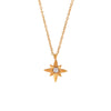 Wholesale Sweater Chain Jewelry Stainless Steel Geometric Eightpointed Star Pendant Necklace For Women