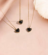 Wholesale Sweet And Cool Women's Jewelry Electroplated 18K Gold Titanium Steel Stainless Steel With Heart Water Drop Bell Patterns O Word Chain Earrings And Necklaces