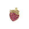 Wholesale Sweet Colorful Oildripping Copper Fruit Pendant For Women Bracelet Necklace Charm