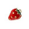 Wholesale Sweet Colorful Oildripping Copper Fruit Pendant For Women Bracelet Necklace Charm