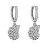 Wholesale Sweet Copper Earrings With Colored Diamond Fruit Cherry Strawberry And Animal Bear Paw Patterns And Zirconia Treatment
