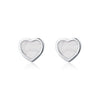Wholesale Sweet Fairy Heartshaped 925 Sterling Silver Earrings With Electroplating For Women
