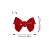 Wholesale Sweet Handmade Acetic Acid Heart Hairpin For Women