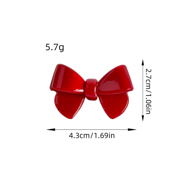 Wholesale Sweet Handmade Acetic Acid Heart Hairpin For Women