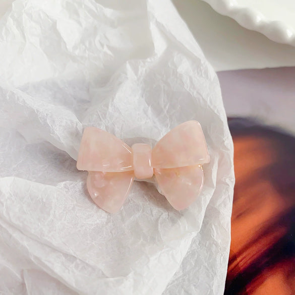 Wholesale Sweet Handmade Acetic Acid Heart Hairpin For Women
