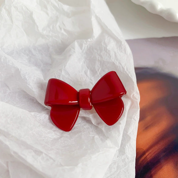 Wholesale Sweet Handmade Acetic Acid Heart Hairpin For Women