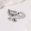 Wholesale Sweet Heart Shape Bow Tie Stainless Steel Electroplated Bracelet For Women