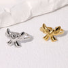 Wholesale Sweet Heart Shape Bow Tie Stainless Steel Electroplated Bracelet For Women