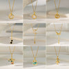Wholesale Sweet Nature Heart Shape Titanium Steel Copper Electroplated Clavicle Chain Necklace For Women