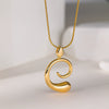 Wholesale Sweet Nature Heart Shape Titanium Steel Copper Electroplated Clavicle Chain Necklace For Women