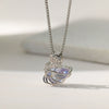 Wholesale Sweet Nature Heart Shape Titanium Steel Copper Electroplated Clavicle Chain Necklace For Women