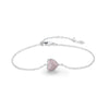 Wholesale Sweet S925 Sterling Silver Heart Shape Love Bracelet For Women With Micro Inlay