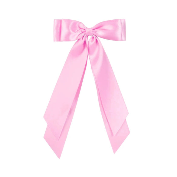 Wholesale Sweet Women's Polyester Handmade Doublelayer Streamer Bow Onepiece Hairpin Hair Accessory