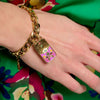 Wholesale Tarot And Bracelet Jewelry Copper Gold Plated Retro Geometric Cartoon Characters Style
