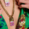 Wholesale Tarot And Bracelet Jewelry Copper Gold Plated Retro Geometric Cartoon Characters Style